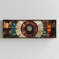 Tablou decorativ, LAC008-120, MDF, Lemn masiv, Multicolor
