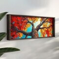 Tablou decorativ, LAC010-150, MDF, Lemn masiv, Multicolor