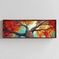 Tablou decorativ, LAC010-150, MDF, Lemn masiv, Multicolor