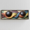 Tablou decorativ, LAC011-120, MDF, Lemn masiv, Multicolor