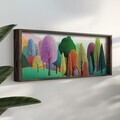 Tablou decorativ, LAC015-120, MDF, Lemn masiv, Multicolor