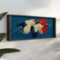 Tablou decorativ, LAC016-150, MDF, Lemn masiv, Multicolor