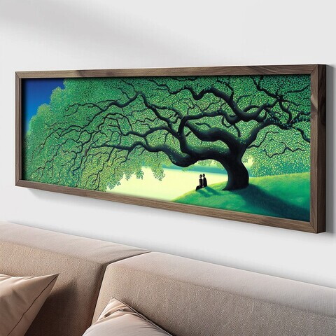 Tablou decorativ, LAC018-150, MDF, Lemn masiv, Multicolor