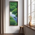 Tablou decorativ, LAC020-120, MDF, Lemn masiv, Multicolor