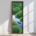 Tablou decorativ, LAC020-120, MDF, Lemn masiv, Multicolor