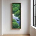 Tablou decorativ, LAC020-150, MDF, Lemn masiv, Multicolor