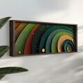 Tablou decorativ, LAC021-120, MDF, Lemn masiv, Multicolor