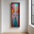 Tablou decorativ, LAC022-150, MDF, Lemn masiv, Multicolor