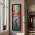 Tablou decorativ, LAC022-150, MDF, Lemn masiv, Multicolor