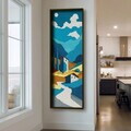 Tablou decorativ, LAC025-120, MDF, Lemn masiv, Multicolor