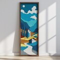 Tablou decorativ, LAC025-120, MDF, Lemn masiv, Multicolor