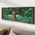 Tablou decorativ, LAC026-150, MDF, Lemn masiv, Multicolor