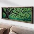 Tablou decorativ, LAC033-150, MDF, Lemn masiv, Multicolor
