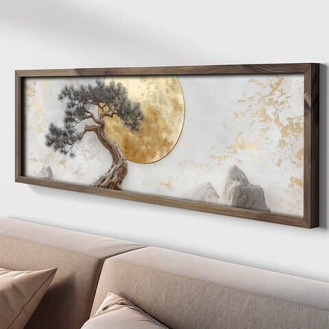 Tablou decorativ, LAC034-120, MDF, Lemn masiv, Multicolor