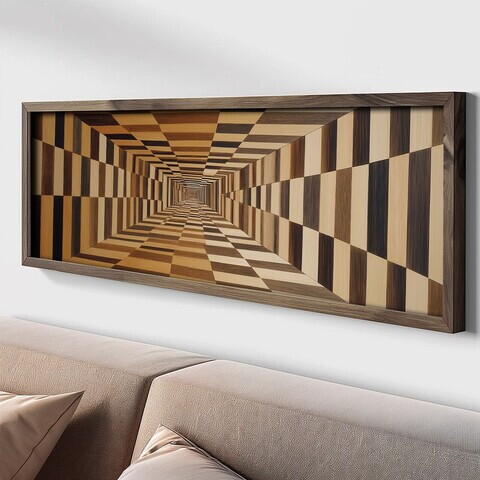 Tablou decorativ, LAC035-150, MDF, Lemn masiv, Multicolor