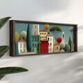 Tablou decorativ, LAC037-120, MDF, Lemn masiv, Multicolor