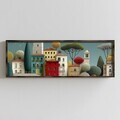 Tablou decorativ, LAC037-120, MDF, Lemn masiv, Multicolor