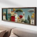 Tablou decorativ, LAC037-150, MDF, Lemn masiv, Multicolor