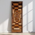 Tablou decorativ, LAC038-150, MDF, Lemn masiv, Multicolor
