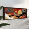 Tablou decorativ, LAC039-120, MDF, Lemn masiv, Multicolor