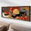 Tablou decorativ, LAC039-150, MDF, Lemn masiv, Multicolor