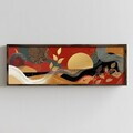 Tablou decorativ, LAC039-150, MDF, Lemn masiv, Multicolor