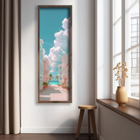 Tablou decorativ, LAC043-120, MDF, Lemn masiv, Multicolor