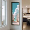 Tablou decorativ, LAC043-120, MDF, Lemn masiv, Multicolor