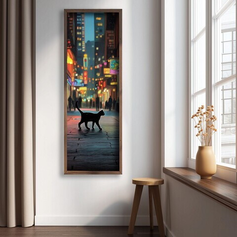 Tablou decorativ, LAC049-120, MDF, Lemn masiv, Multicolor