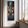 Tablou decorativ, LAC049-150, MDF, Lemn masiv, Multicolor