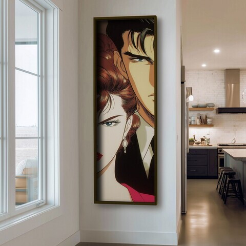 Tablou decorativ, LAC053-150, MDF, Lemn masiv, Multicolor