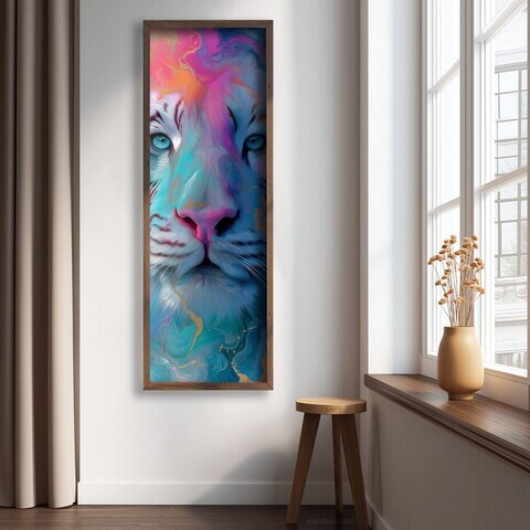Tablou decorativ, LAC056-120, MDF, Lemn masiv, Multicolor