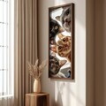 Tablou decorativ, LAC059-150, MDF, Lemn masiv, Multicolor