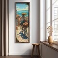 Tablou decorativ, LAC061-150, MDF, Lemn masiv, Multicolor