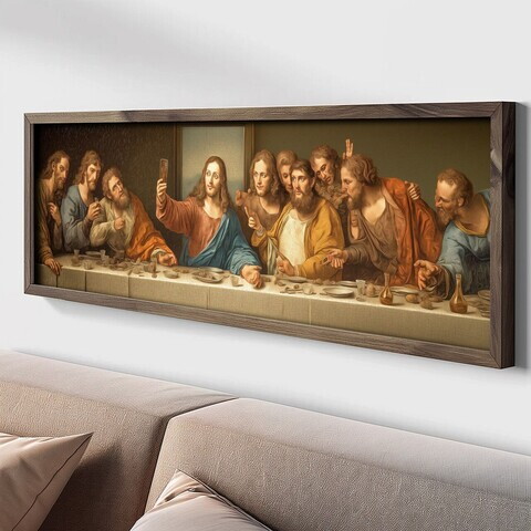 Tablou decorativ, LAC062-120, MDF, Lemn masiv, Multicolor