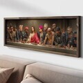 Tablou decorativ, LAC063-120, MDF, Lemn masiv, Multicolor