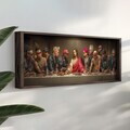 Tablou decorativ, LAC063-120, MDF, Lemn masiv, Multicolor