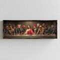 Tablou decorativ, LAC063-150, MDF, Lemn masiv, Multicolor