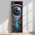 Tablou decorativ, LAC064-120, MDF, Lemn masiv, Multicolor