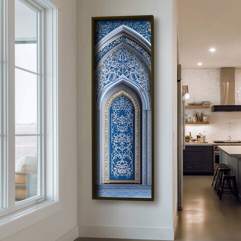 Tablou decorativ, LAC066-120, MDF, Lemn masiv, Multicolor