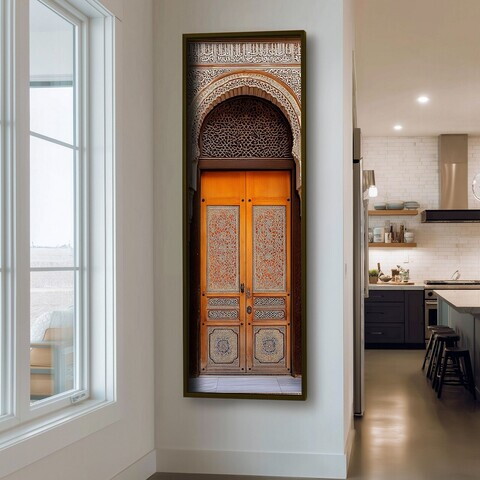 Tablou decorativ, LAC068-120, MDF, Lemn masiv, Multicolor