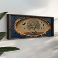 Tablou decorativ, LAC069-150, MDF, Lemn masiv, Multicolor