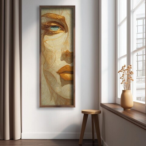 Tablou decorativ, LAC074-150, MDF, Lemn masiv, Multicolor