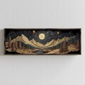 Tablou decorativ, LAC082-120, MDF, Lemn masiv, Multicolor