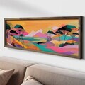 Tablou decorativ, LAC084-120, MDF, Lemn masiv, Multicolor