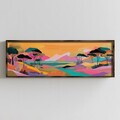 Tablou decorativ, LAC084-120, MDF, Lemn masiv, Multicolor