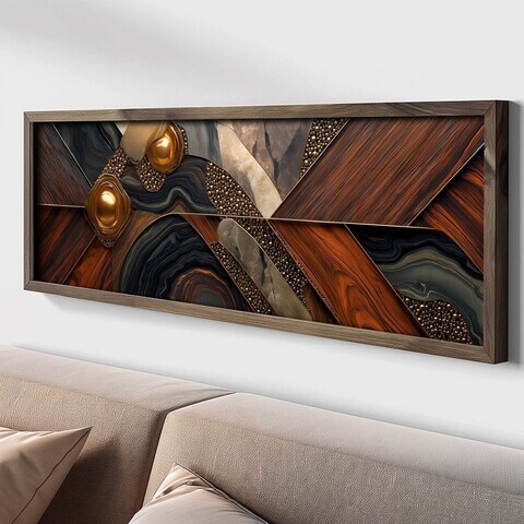 Tablou decorativ, LAC087-150, MDF, Lemn masiv, Multicolor