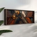 Tablou decorativ, LAC087-150, MDF, Lemn masiv, Multicolor