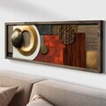 Tablou decorativ, LAC089-120, MDF, Lemn masiv, Multicolor