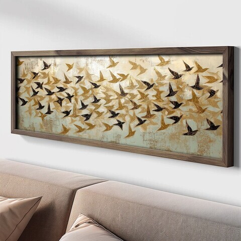 Tablou decorativ, LAC091-150, MDF, Lemn masiv, Multicolor
